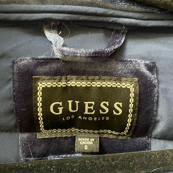 Jacket guess Velvet Blue Jacket - Picture 4 of 4